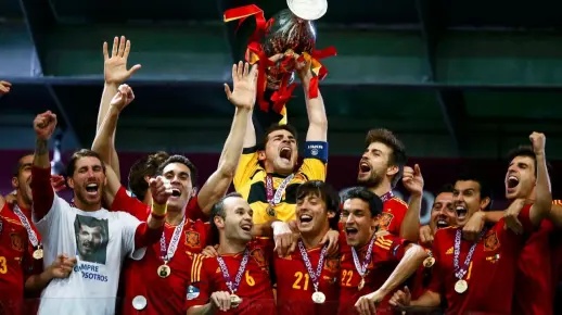 西班牙进入欧洲杯决赛，创造历史纪录